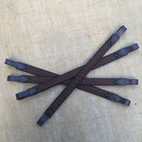 Boy O Boy Bridleworks Ready to Ship Big Eq Browbands brown