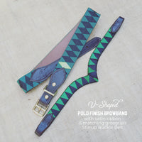 Custom V-Shaped Browband