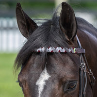 Boy O Boy Bridleworks Custom Polo Finish Browband