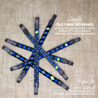 Boy O Boy Bridleworks Custom Polo Finish Browband