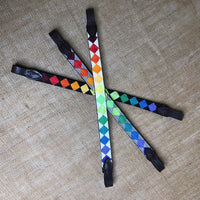 Boy O Boy Bridleworks Proud Rainbow Polo Finish Browband