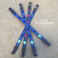 Boy O Boy Bridleworks Custom Polo Finish Browband