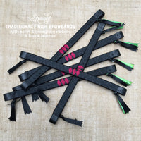 Boy O Boy Bridleworks Custom Straight Traditional Finish Browband