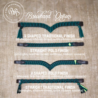 Boy O Boy Bridleworks Browband Types