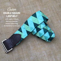 Boy O Boy Bridleworks Custom Double Square Loop Belt Stainless Hardware