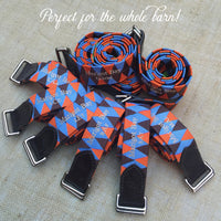 Boy O Boy Bridleworks Custom Double Square Loop Belts in Barn Colors