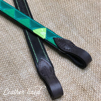 Boy O Boy Bridleworks Custom Polo Finish Browband Lining