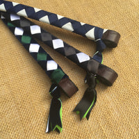 Boy O Boy Bridleworks Straight Traditional Finish Browband Tassels Loops