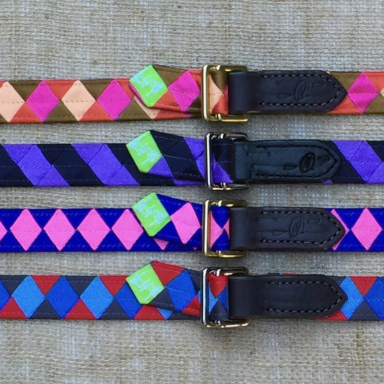 Custom Double Square Loop Belt - Skinny Width