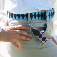 Boy O Boy Bridleworks Custom Double Square Loop Belt with Coordinating Keychain