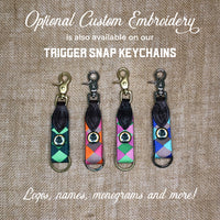 Boy O Boy Bridleworks Trigger Snap Keychain Embroidery Options