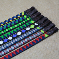 Boy O Boy Bridleworks Ready-to-Ship Old Favorites Grosgrain Polo Finish Browband